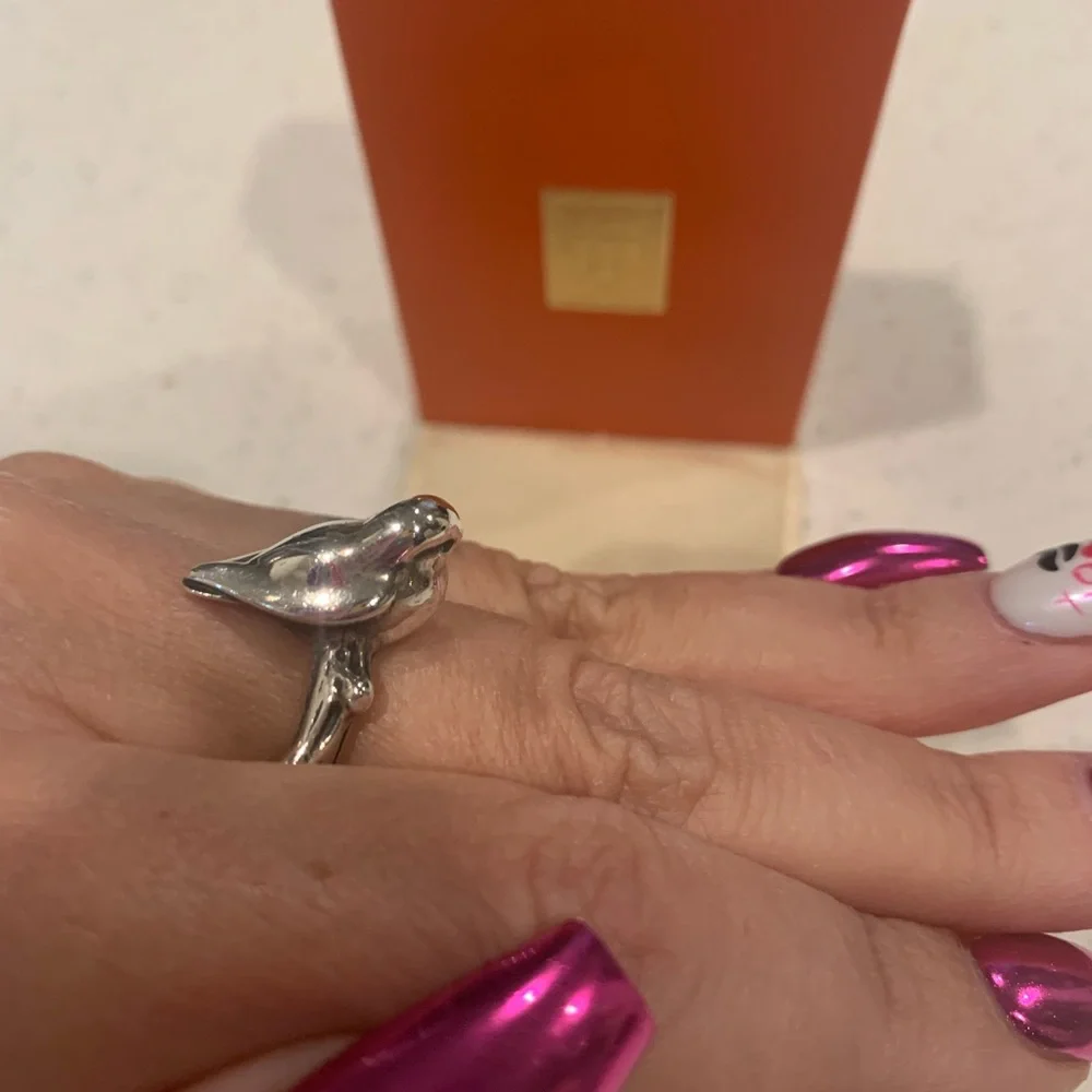 James Avery Silver Teardrop Ring - Picture 2 of 3